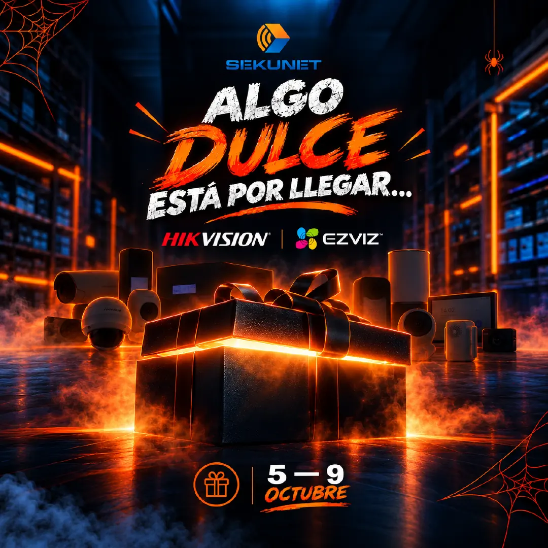 Algo dulce está por llegar: Hikvision y EZVIZ en Sekunet, del 5 al 9 de octubre