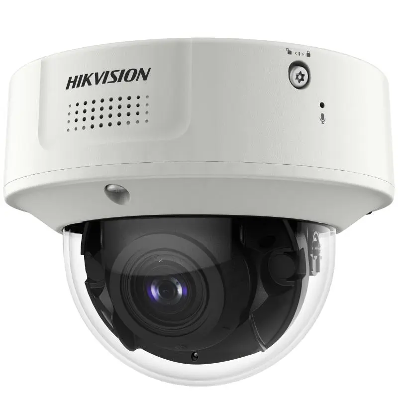Cámara IP, Domo, 4 Mp, Lente Mot. 2.8 a 12 mm 2, 40 mts IR EXIR, 2 Analíticas Simultaneas, DeepinView, 2 Micrófonos Integrados, IP67, IK10, H.265+, WDR 150 dB, Captura Facial, Búsqueda por Atributos, Conteo de Personas