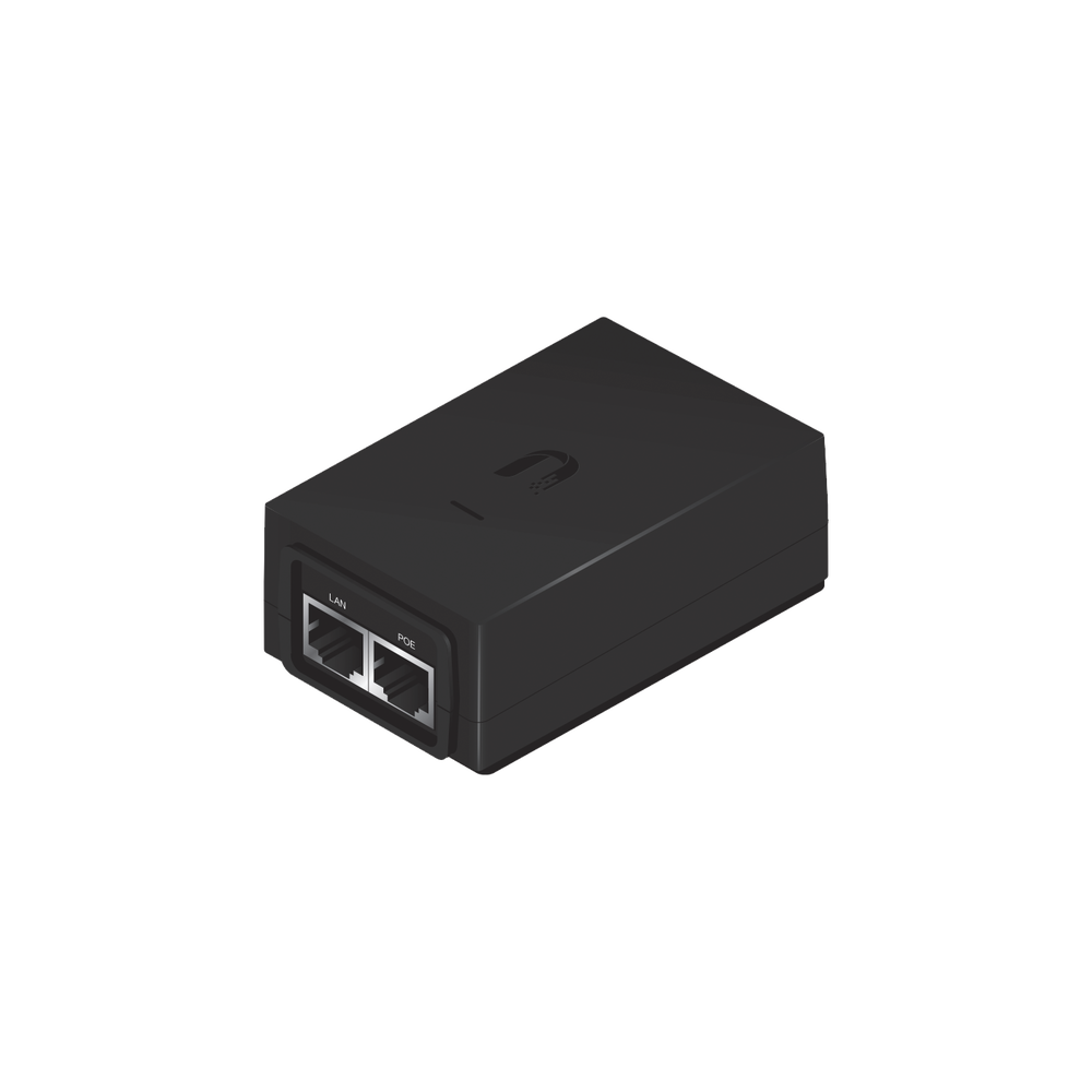 [UBT-POE-24-24W-G] Adaptador PoE Pasivo 24V 1A Gigabit | Protección ESD · Puerto Gigabit · airMAX y UniFi