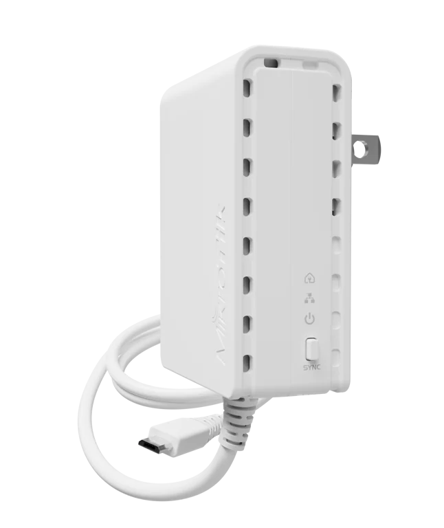 [MIK-PL6400] Adaptador de corriente inteligente con cable micro USB. MikroTIk
