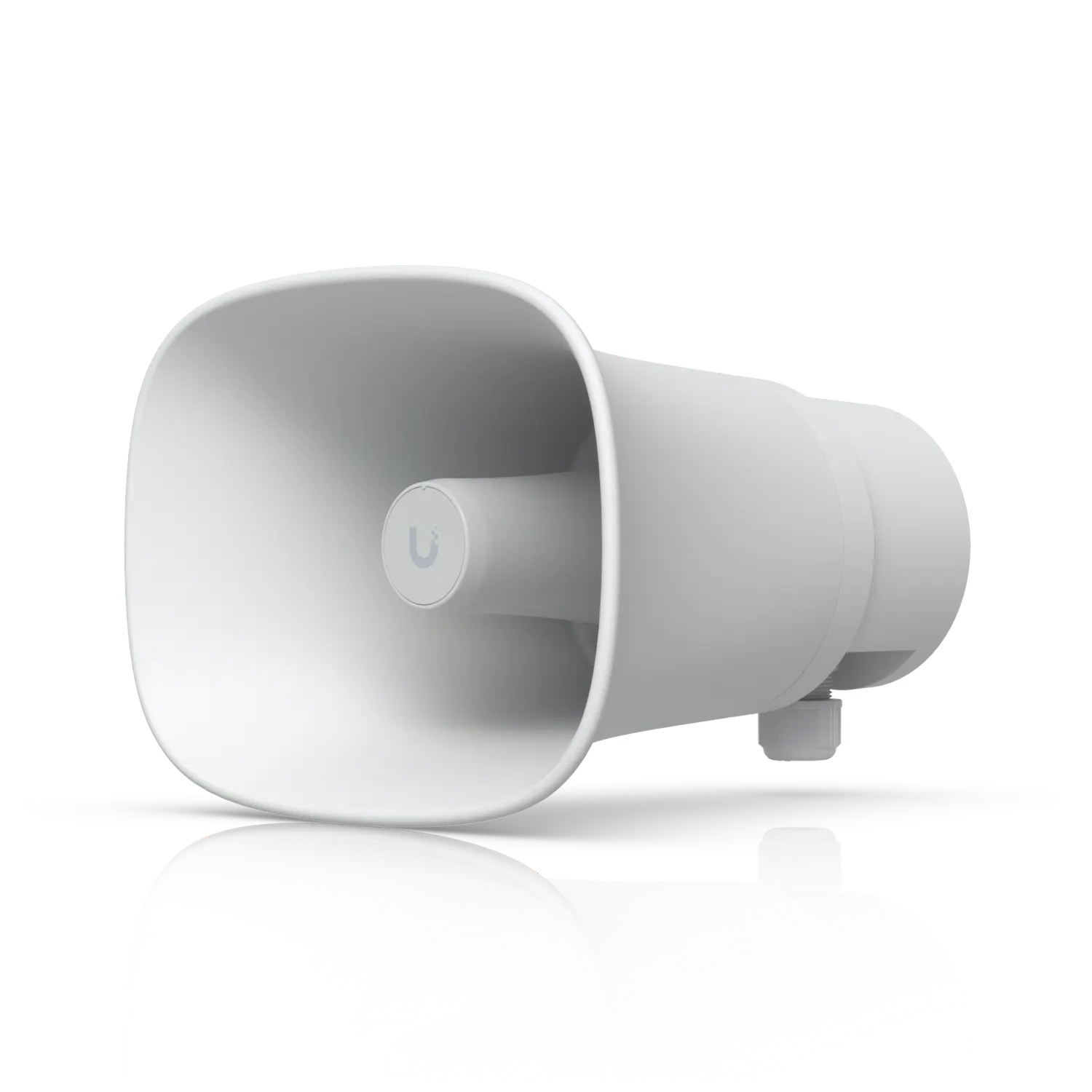 [UBT-UP-AI-HORN-SPEAKER-W] UniFi AI Horn Speaker | 120 dB · PoE+ · IP66 · Alertas por IA · Texto a Voz · Paginación en Vivo
