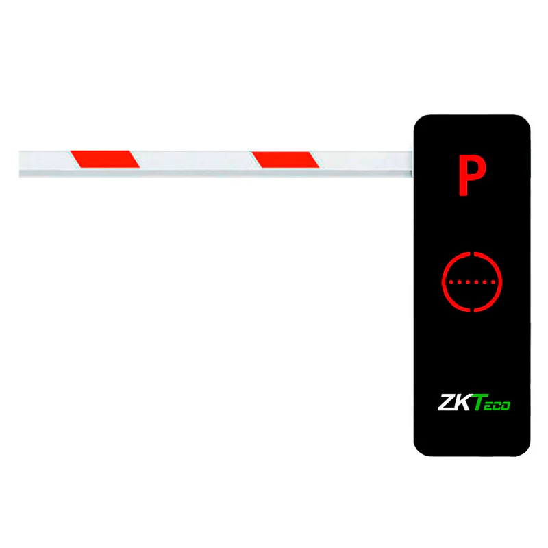 [ZKT-BGM1060R] Barrera Vehicular ZKTeco BGM1060R Serie BGM1000 con Chasis LED — Mástil de 6m, Apertura 5s y Motor Brushless de Alta Durabilidad para Accesos y Carriles Anchos