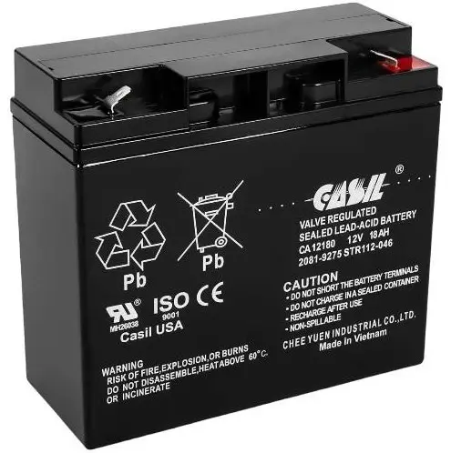 [SPL-2081-9275] Batería de respaldo de 12 Voltios, 18Ah. Simplex.
