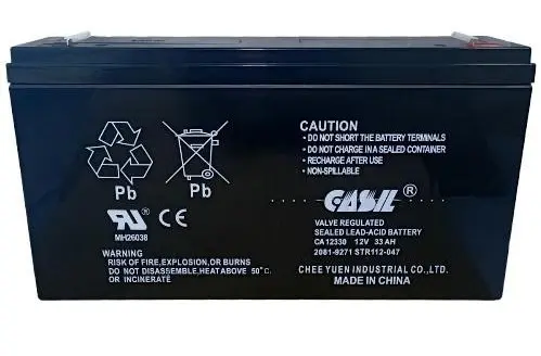 [SPL-2081-9271] Batería de respaldo de 12 Voltios, 33Ah. Simplex.