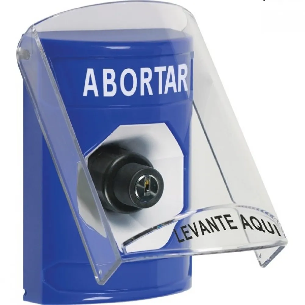 [STI-SS24A3AB-ES] Botón de aborto "reseteable" por medio de llave. STI. 