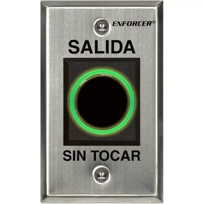 [SCL-SD-927PKC-NSQ] Botón de salida de proximidad sin contacto en Español. Seco-Larm