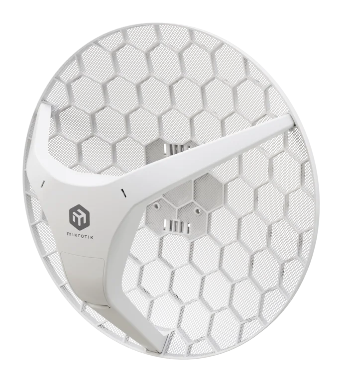 [MIK-LHG-5AXD] CPE Exterior Wi-Fi 6 Largo Alcance 24.5 dBi – Punto a Punto