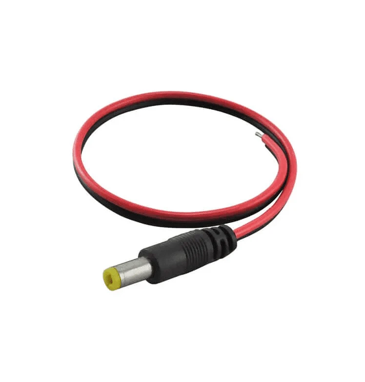 Conector DC 12V Macho - Tornillo - Tipo cable, Iflux