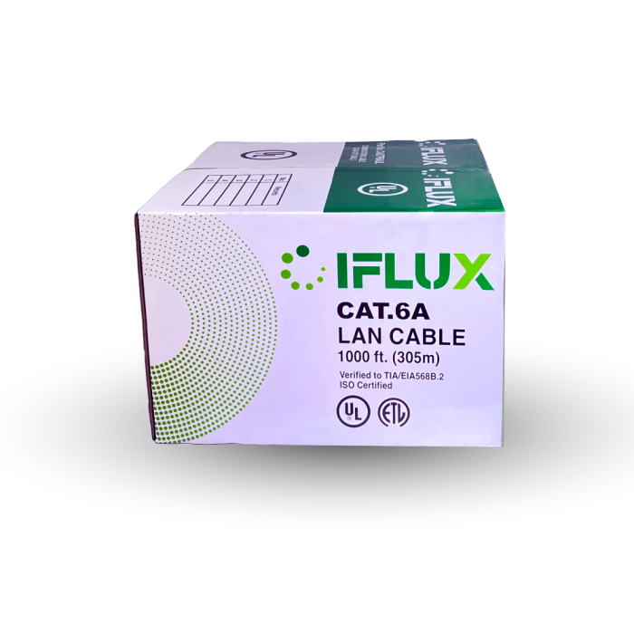 [IFL-CAUTP6AUL] Cable UTP Cat6A 23AWG en carrucha de 305mts UL.