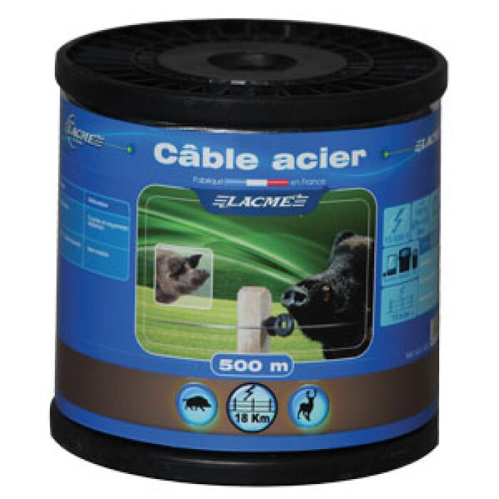 [LAC-CA633400] Cable de acero de 1.2mm de diámetro, bobina 500m. Lacme