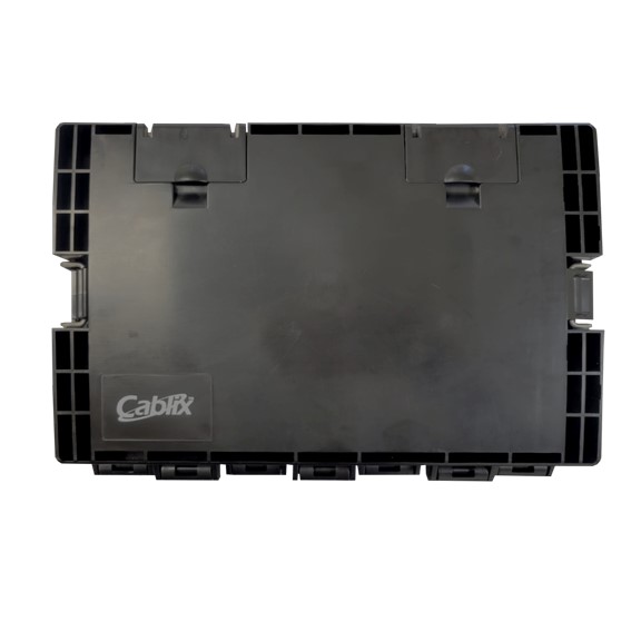 [CBL-OSCH-12AH] Caja de empalme horizontal para 12 fibras, con bandeja 1×12 integrada y soporte para adaptadores SC simplex