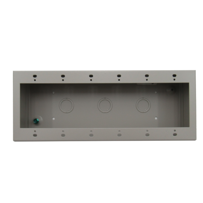 [SPL-2975-9206] Caja de montaje de 6 gang para anunciador remoto 4603 / panel 4100U y para anunciador 4606 / páneles 4010 - 4010ES. Simplex