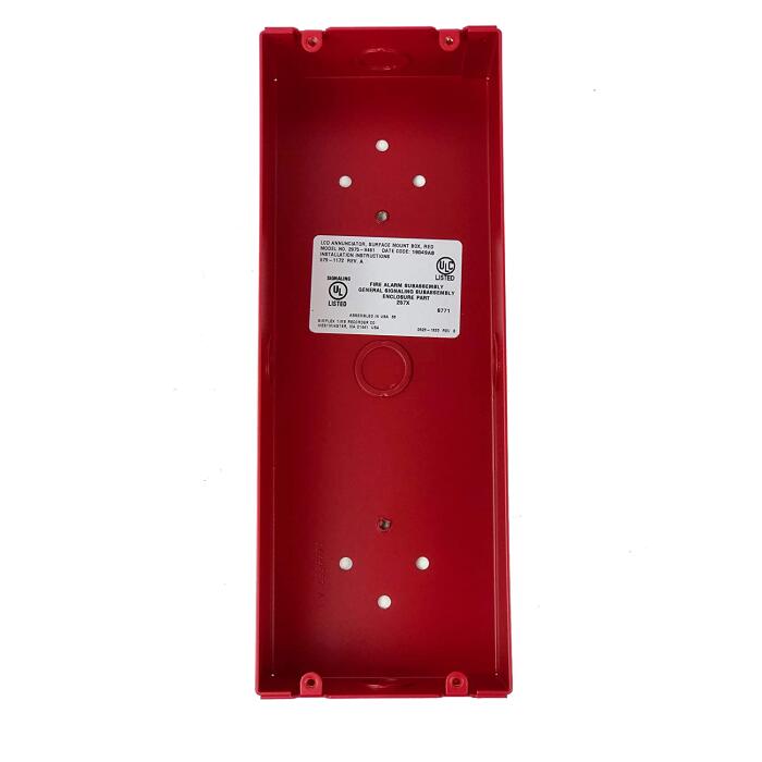 [SPL-2975-9461] Caja de montaje de 6 gang para anunciador remoto 4606, panel de incendio 4007ES. Simplex