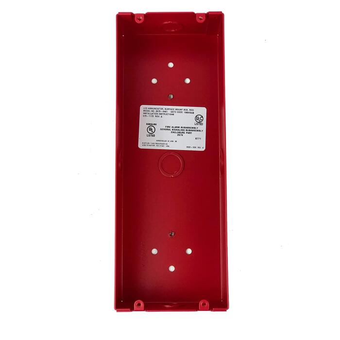 [SPL-2975-9239] Caja de montaje para anunciador remoto, "Foundation". Simplex