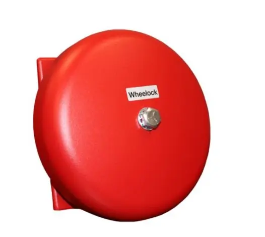 [SPL-MB-G6-24-R] Campana de motor Wheelock, montaje en pared para exterior, 24 VCC, 6 pulgadas, roja.
