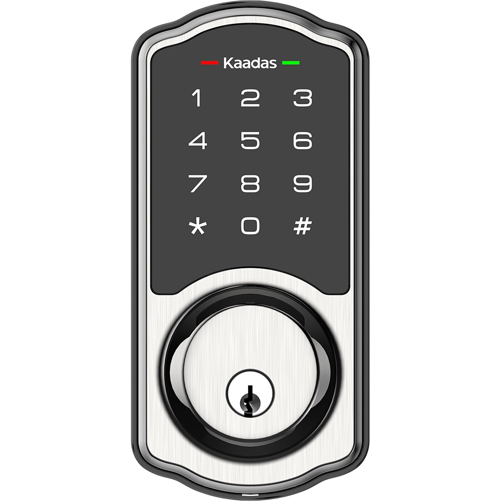 [KAA-KS05] Cerradura electrónica deadbolt IOT con panel táctil IP54, cerrado automático PIN/llave. Kaadas.