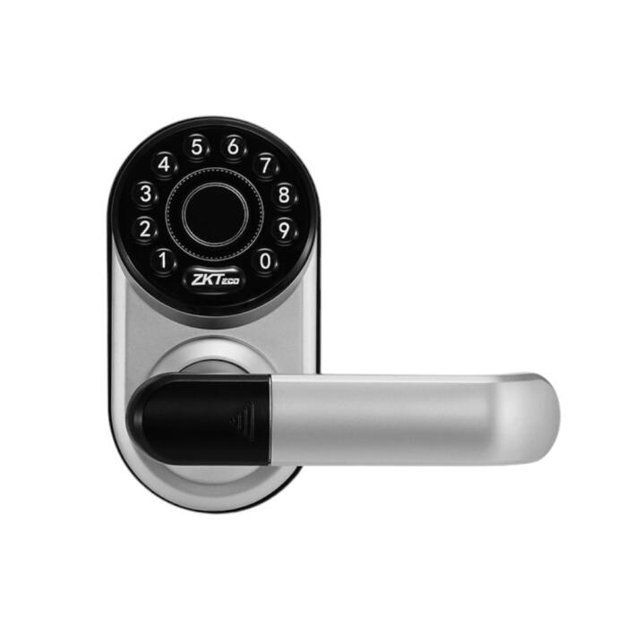 [ZKT-ML200] Cerradura Inteligente ZKTeco ML200 con Bluetooth y Teclado Digital — Apertura por Clave y App ZSmart, Resistente al Agua para Puerta Principal y Accesos Semi-Exteriores