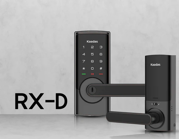 [KAA-RX-D] Cerradura inteligente latchbolt con panel táctil y acceso PIN/huella/app
