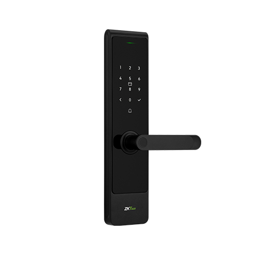 [ZKT-SL01-T430H] Cerradura Inteligente ZKTeco SL01-T430H con Manija y Wi-Fi — Apertura por Huella, Tarjeta, Clave y App ZSmart para Viviendas y Apartamentos de Gama Alta