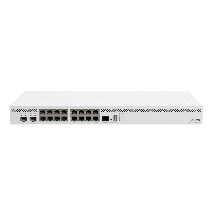 [MIK-CCR2004-16G-2S+] Cloud Core Router 16 puertos Gigabit, CPU ARM 64bit 4 Núcleos 1.7 GHz, 4 GB RAM. Mikrotik