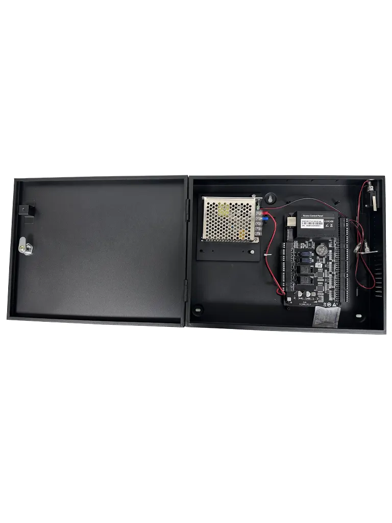 [ZKT-C3-200-PLUS-PB] Panel de Control de Acceso ZKTeco C3-200 Plus para 2 Puertas — Convencional por Tarjeta y QR, Gabinete y Fuente Incluidos para Control de Acceso Escalable