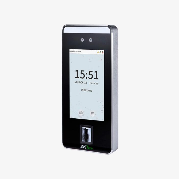 [ZKT-SPEEDFACE-V5L] Terminal de Control de Acceso y Asistencia ZKTeco SpeedFace-V5L — Multibiométrico Rostro, Huella y Palma con ADMS para Marcaje Rápido y sin Contacto
