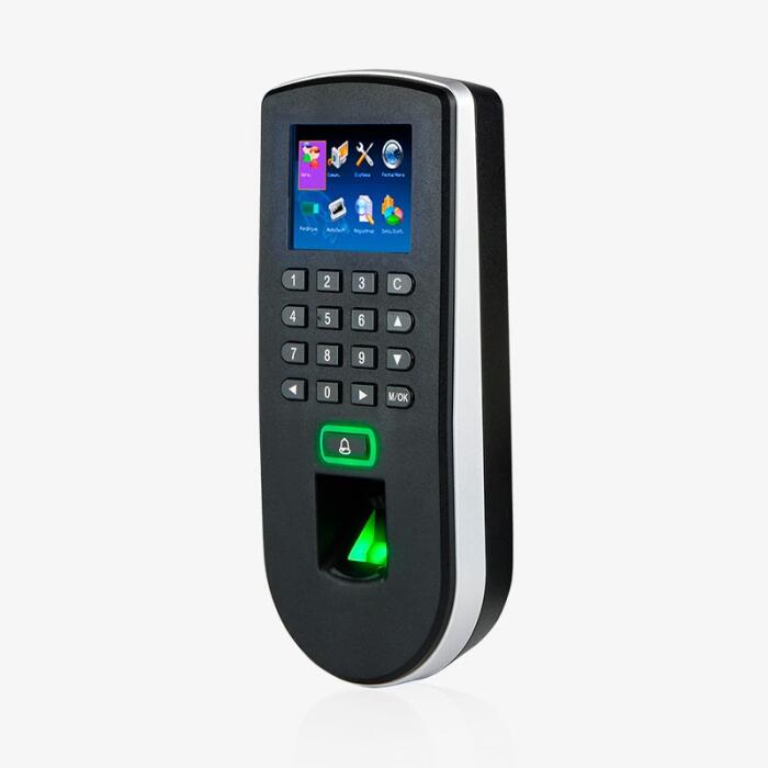 [ZKT-F19-ID] Terminal de Control de Acceso y Asistencia ZKTeco F19 — Huella y Tarjeta ID Compacto, Compatible con ZKAccess 3.5 para Control de una Puerta