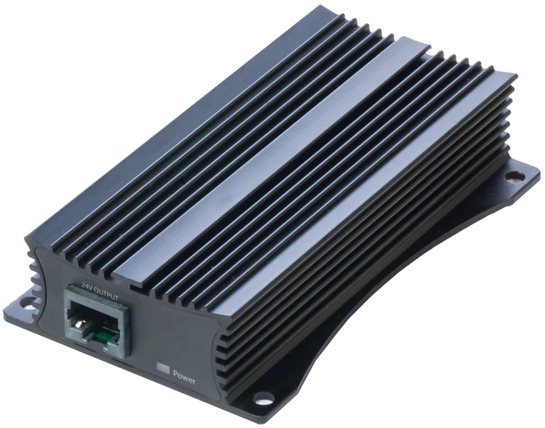 [MIK-RBGPOE-CON-HP] Convertidor PoE de 48 a 24 V, 10/100/1000 Mbps, compatible con 802.3af y 802.3at PoE plus