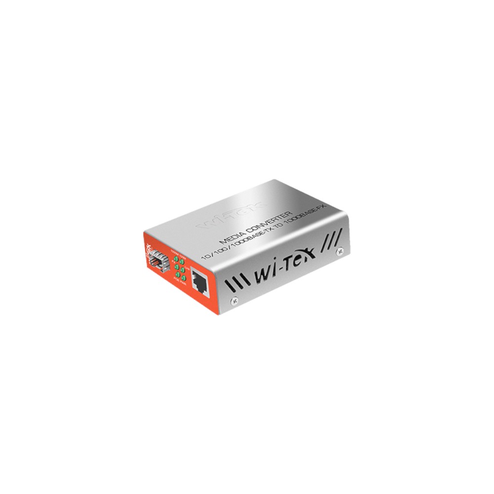 Convertidor de medios con PoE Out y SFP de hasta 25 km