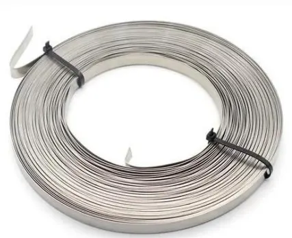 [CBL-OFT-S201 PP] Correa de acero inoxidable 20mmX0,7mmX30metros - Con protección de plástico. Cablix