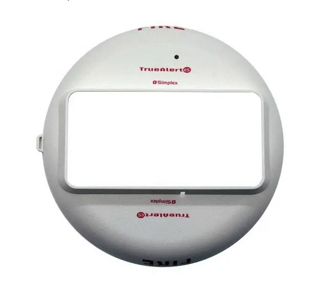 [SPL-49VOC-CWF] Cubierta para luz estroboscópica, montaje de cielo, color blanco, letras rojas. Simplex