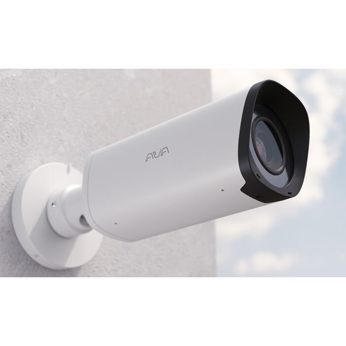 [AVG-BULLET-TE-W-5MP-30] Cámara Ava Bullet 5MP con IA, lente teleobjetivo e IR, almacenamiento 30 días