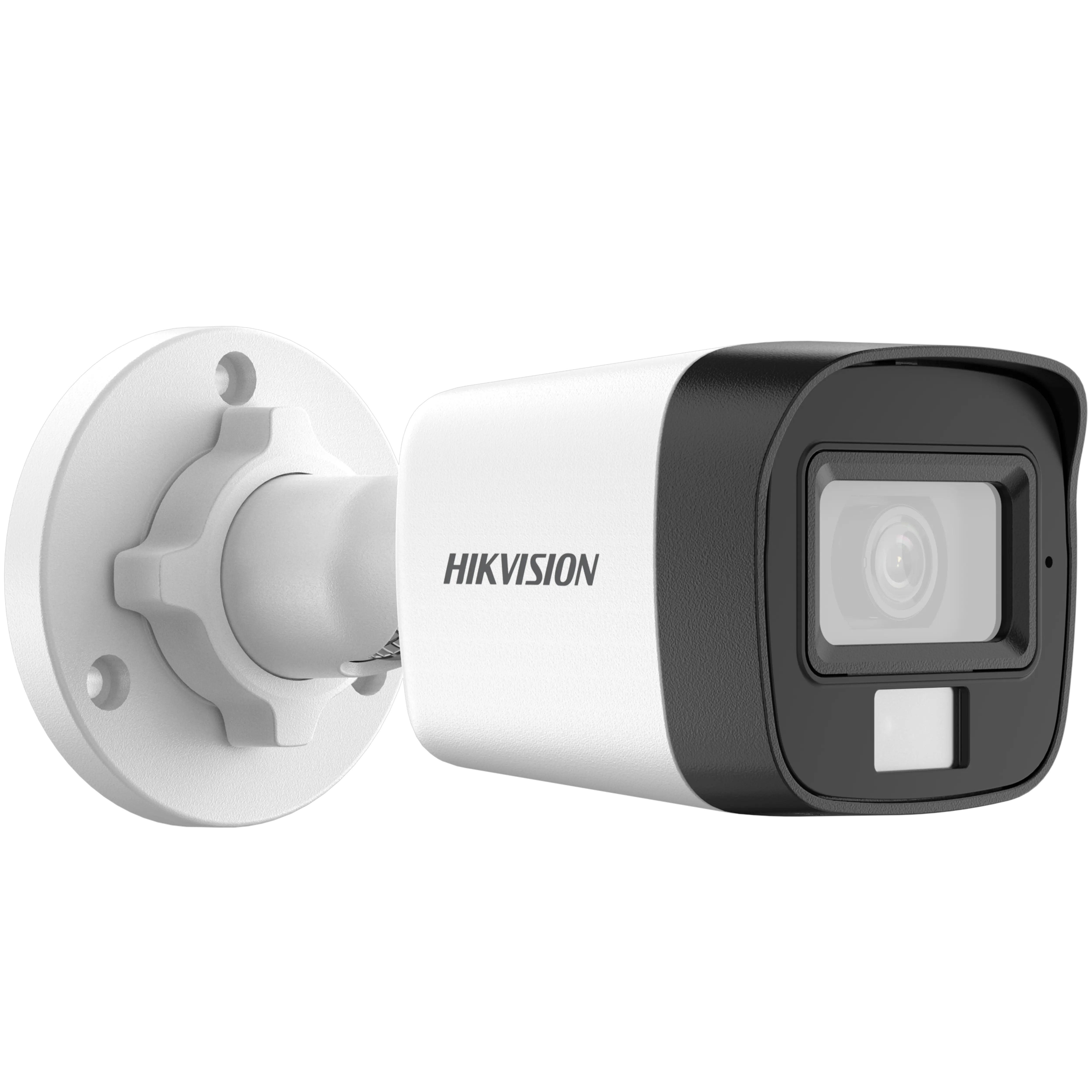 [HIK-DS-2CE16D0T-LPFS(2.8mm)] Cámara Bullet 2MP 2.8 mm con luz híbrida 20 m y micrófono IP67