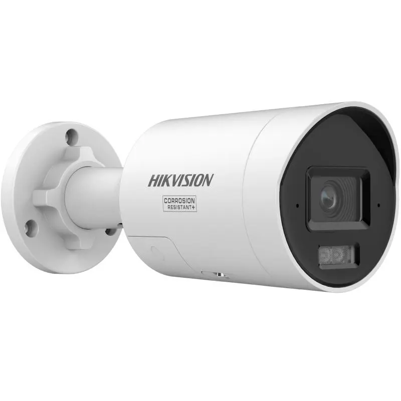 [HIK-DS-2CD2047G3-LI2UY-SL] Cámara Bullet 4MP ColorVu 3.0 con luz híbrida y micrófono dual