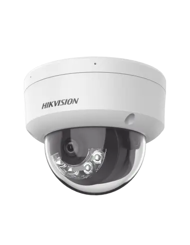 [HIK-DS-2CD2143G2-LIS2U] Cámara Domo IP 4 MP 2.8 mm Dual Light AcuSense con Audio Dual – IK10/IP67