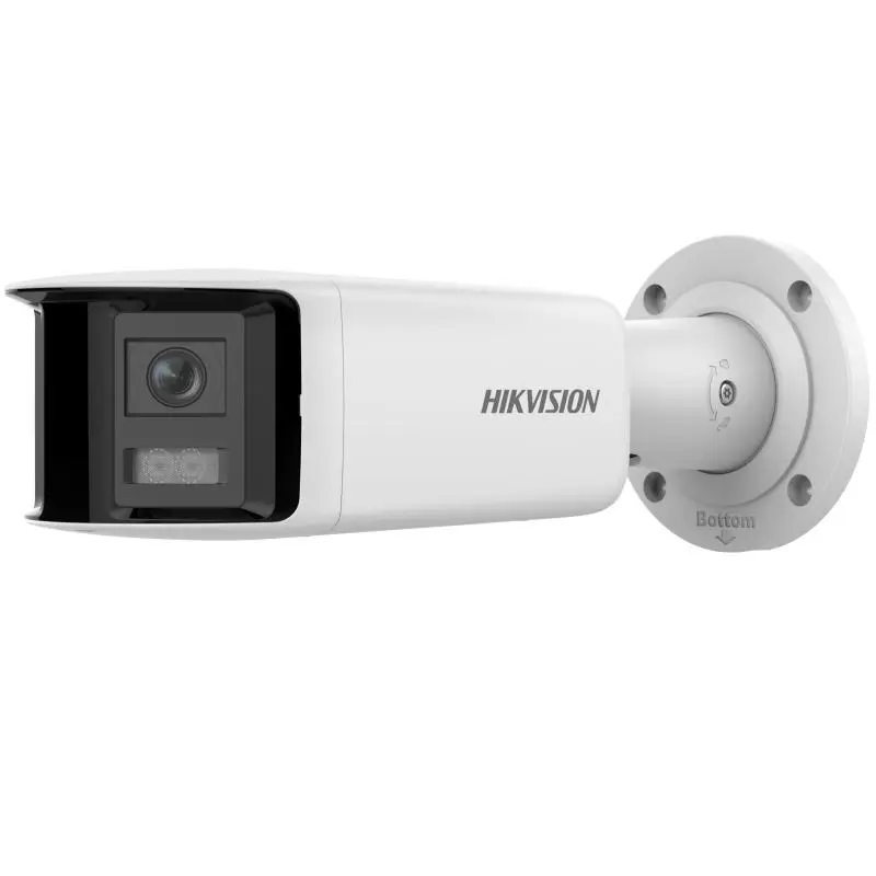 Cámara IP bullet AcuSense panorámica 4MP con imagen de 180°
