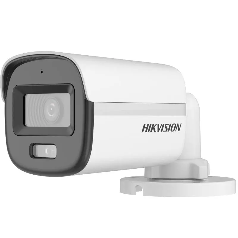 [HIK-DS-2CE10DF0T-PFS(2.8mm)] Cámara Mini Bullet 2MP ColorVu con micrófono integrado e IP67