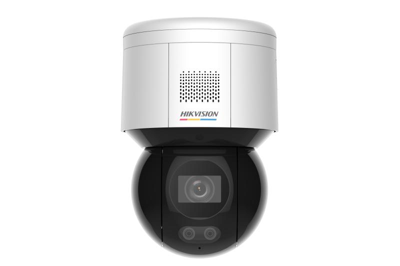 [HIK-DS-2DE3A400BW-DE] Cámara PT 4MP ColorVu con luz blanca 30 m e IP66