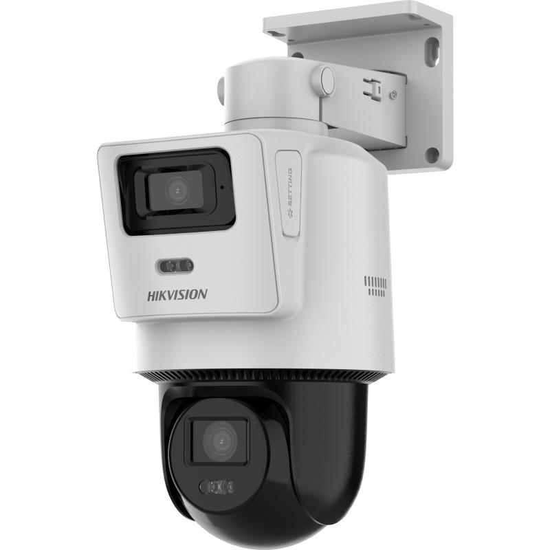 [HIK-DS-2SE2C400MWG-E-14] Cámara PT 4MP+4MP TandemVu con luz híbrida y detección inteligente