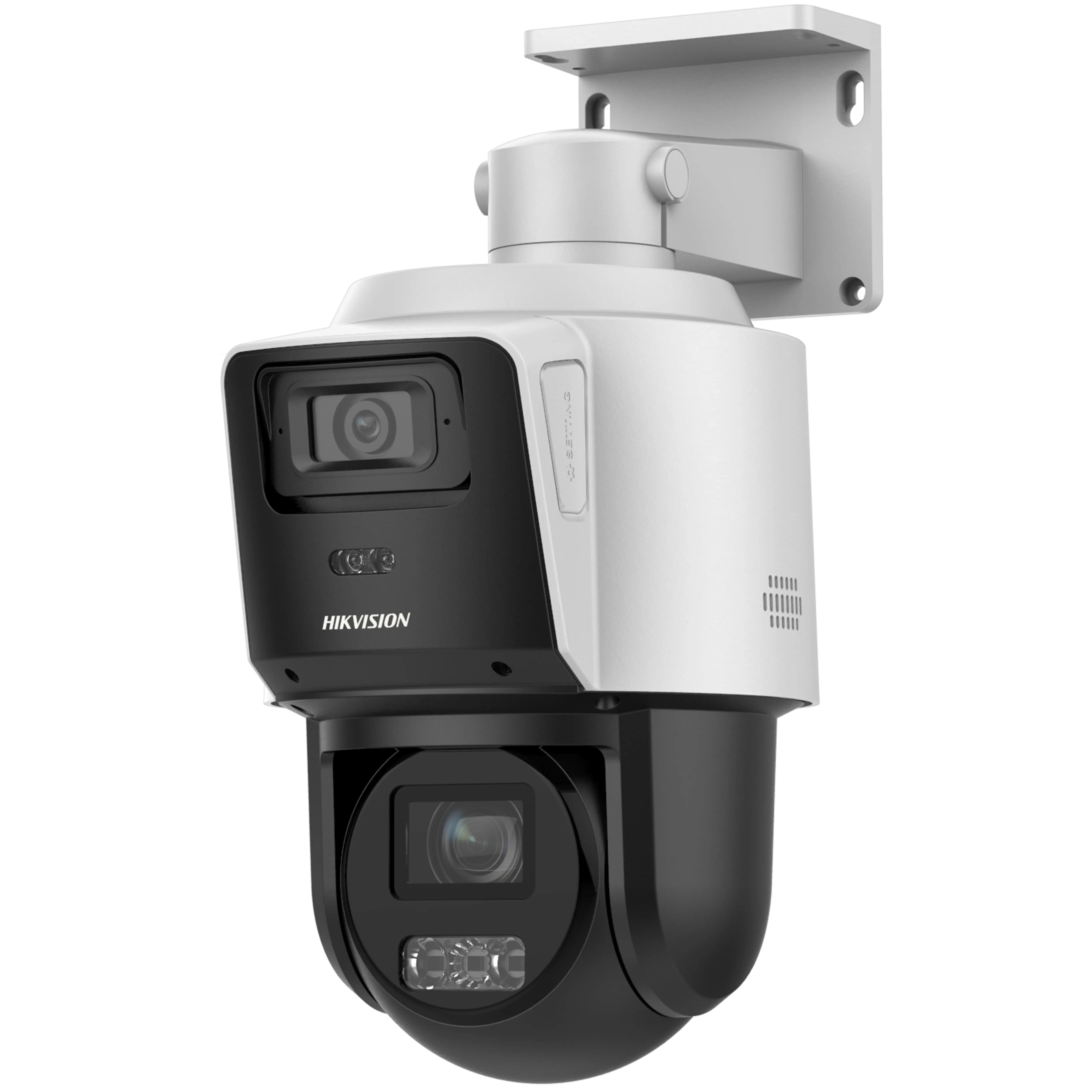 [HIK-DS-2SE3C404MWG-E-14(2.8mm)] Cámara PTZ 4MP TandemVu con panorámica 4MP y zoom 4X