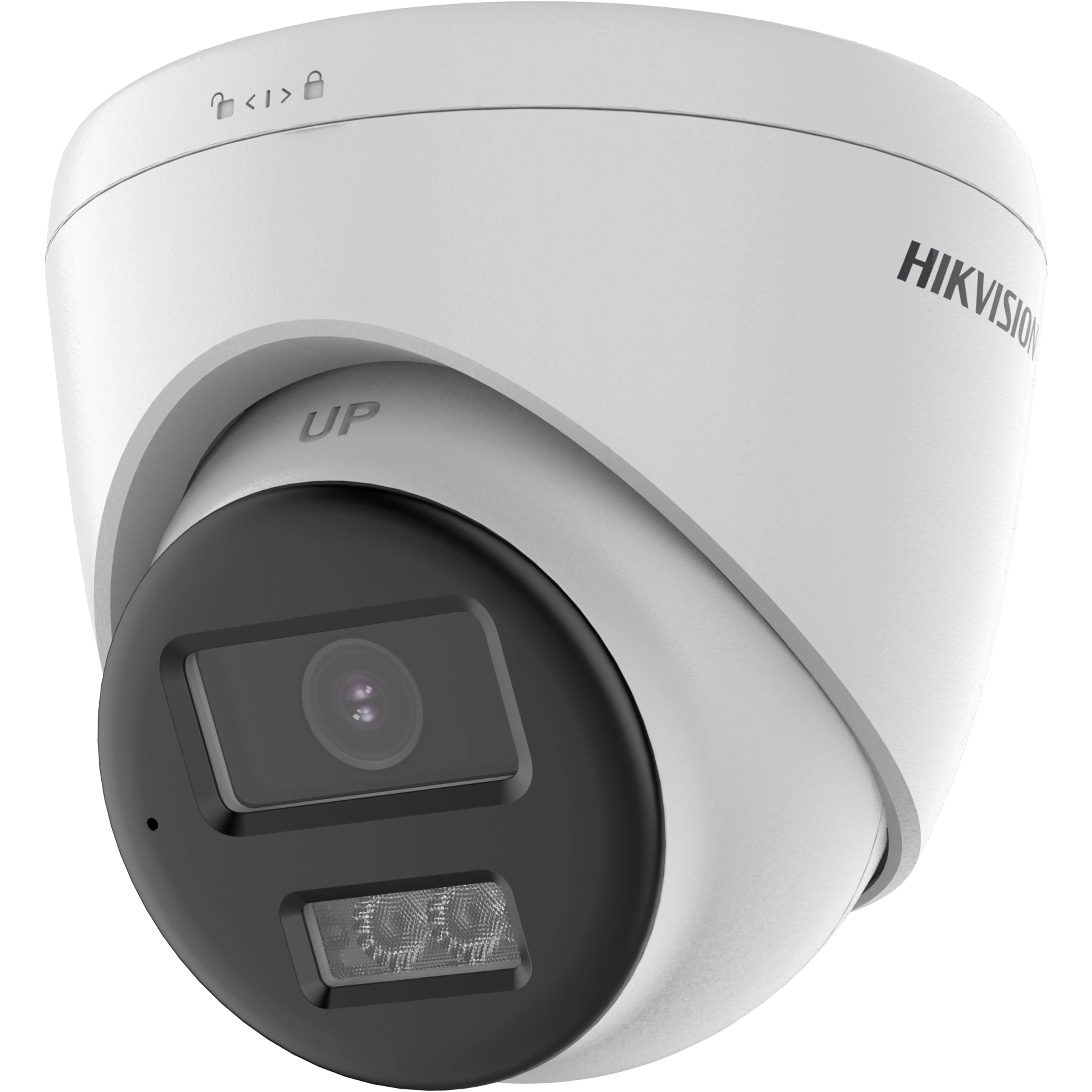 [HIK-DS-2CE78D0T-LXTS(2.8mm)] Cámara Turret 2MP híbrida 2.8 mm con luz estroboscópica, alarma e IP67
