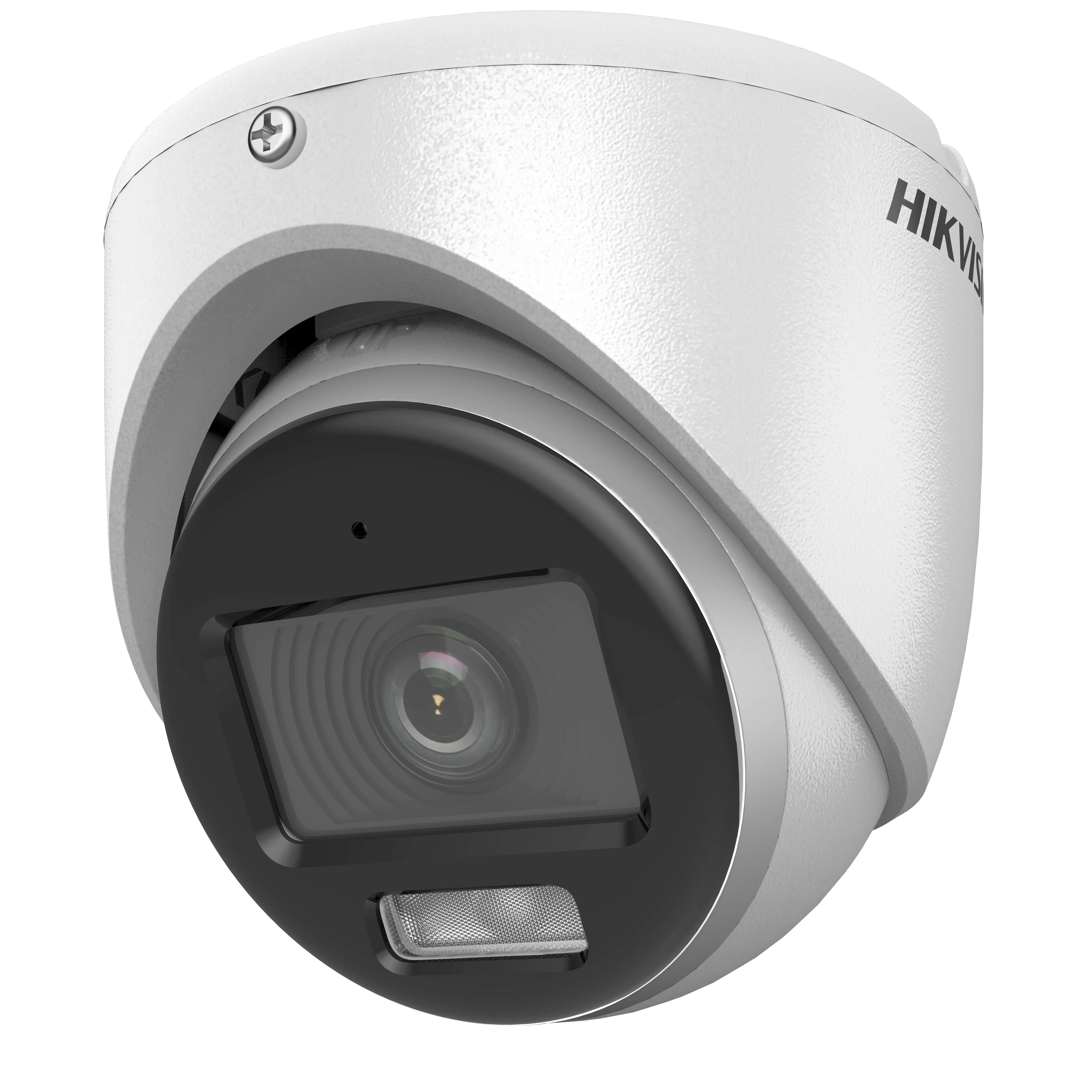 [HIK-DS-2CE70KF0T-LMFS(2.8mm)] Cámara Turret 3K ColorVu con luz blanca 20 m e IP67