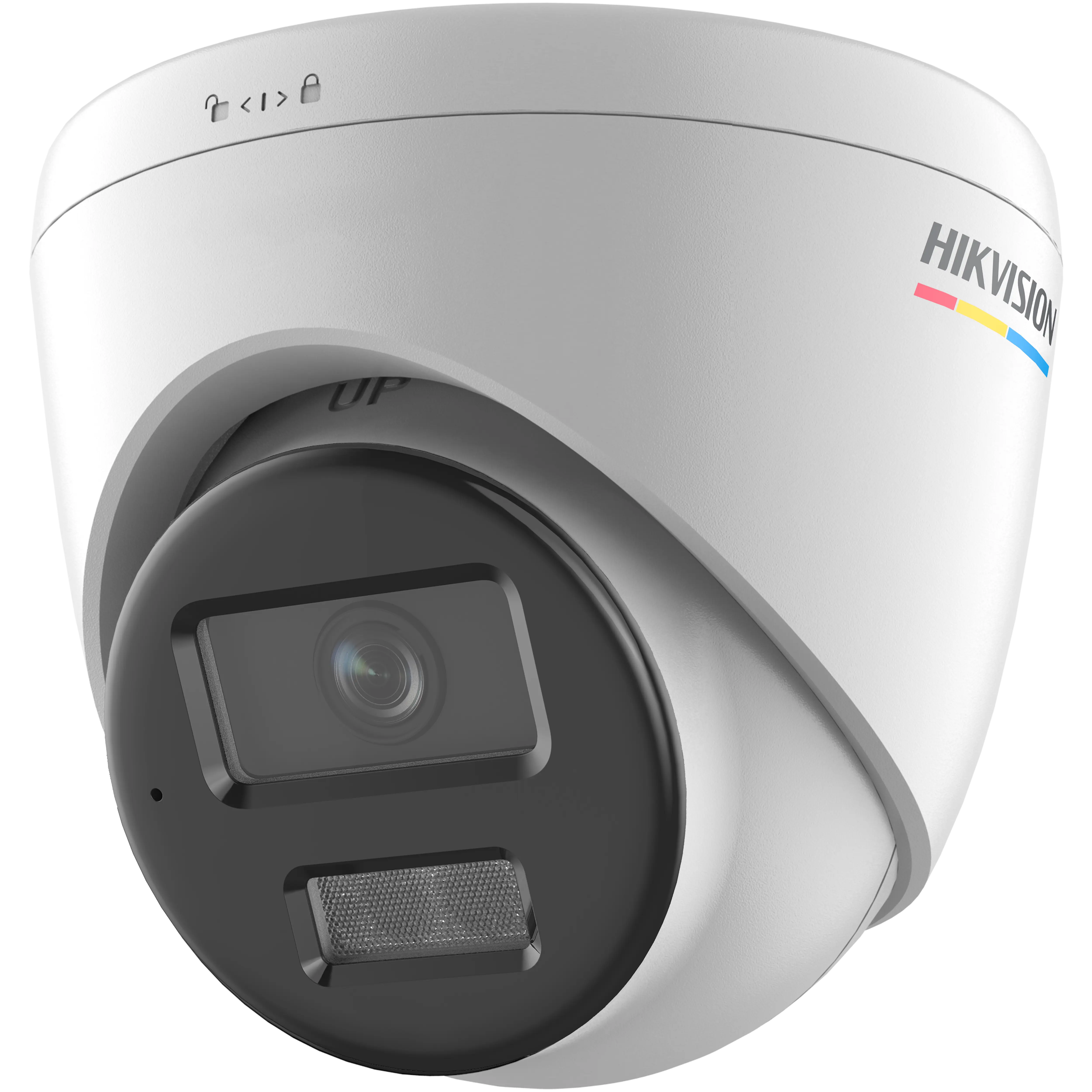 [HIK-DS-2CD1347G2H-LIU(2.8mm)] Cámara Turret 4MP ColorVu AcuSense con luz híbrida y micrófono