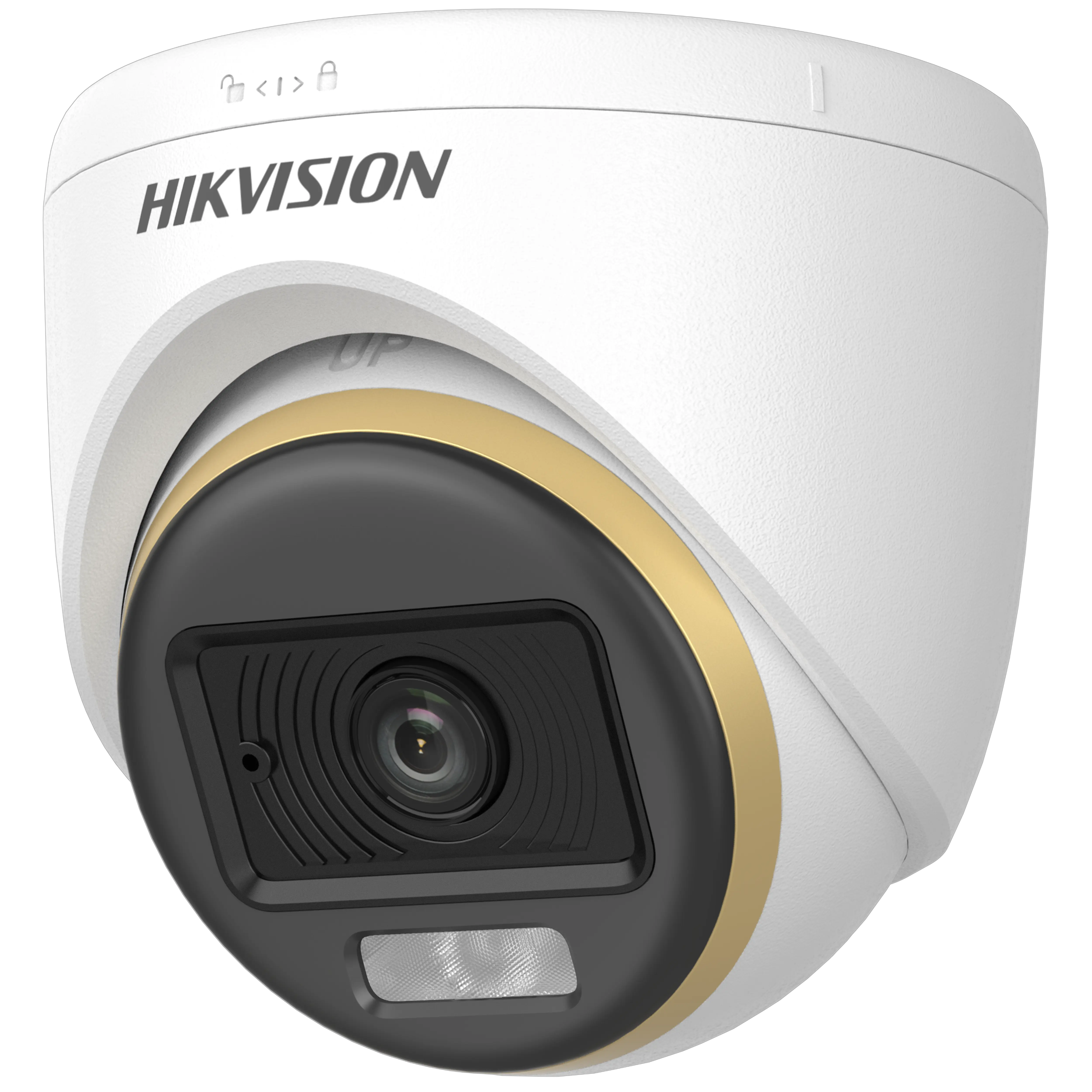 [HIK-DS-2CE70DF3T-LPFS] Cámara Turret Analógica 2 MP 2.8 mm con Micrófono