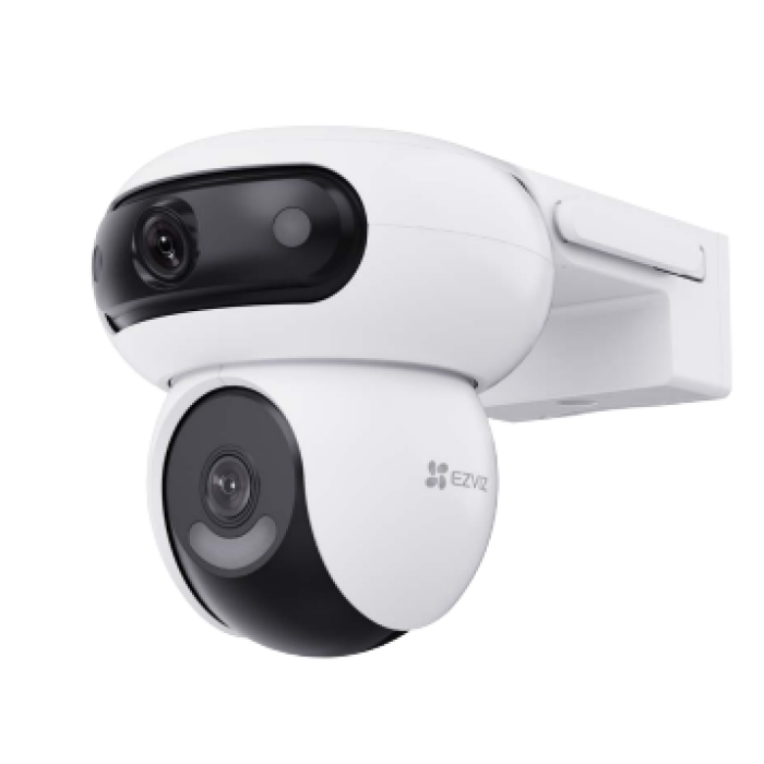 [EVI-CS-H90-R100-8H44WKFL] Cámara Wi-Fi 2K con doble lente, giro 360° y visión nocturna a color IP66