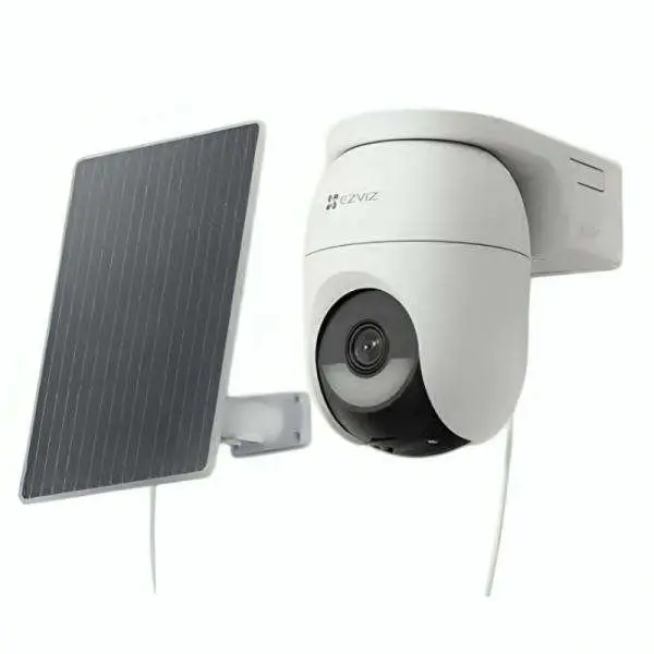 [EVI-CS-CB8C-SP-R100] Cámara Wifi, PT 4MP, para exterior, con batería 5200Mah y panel Solar