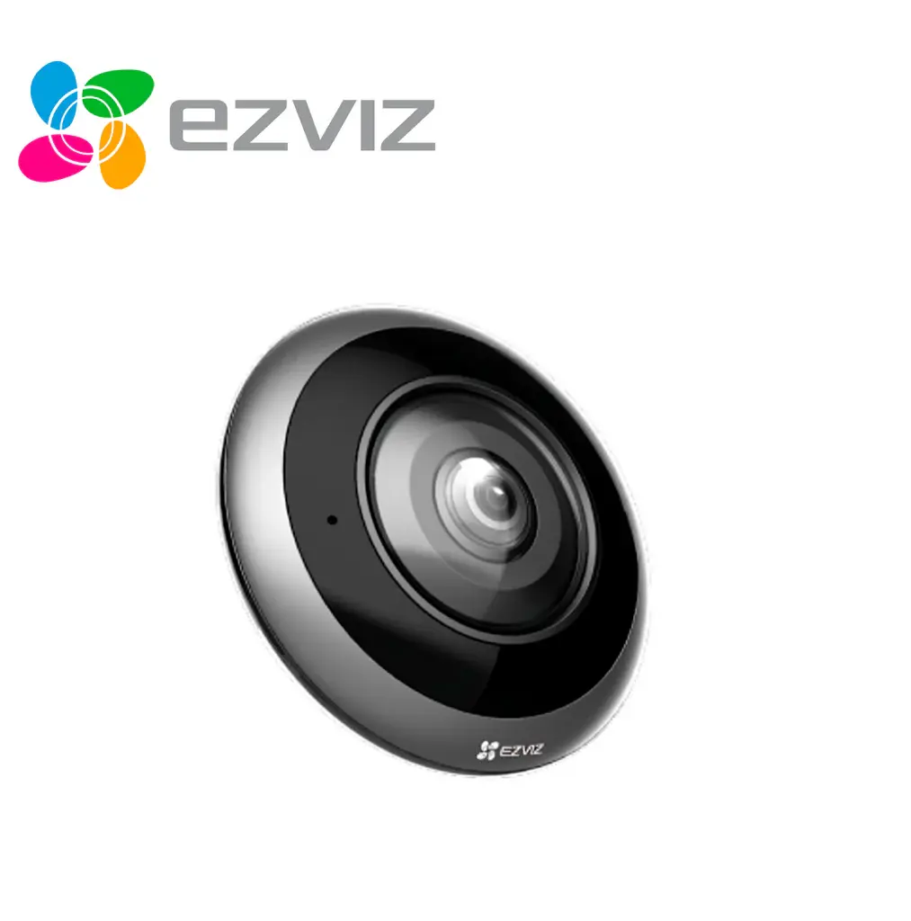 [EVI-CS-E4P-R100-8C6WKF] Cámara Wifi, ojo de pez panorámica 360°,  múltiples modo de visión en pantallas divididas, H.265, MicroSD