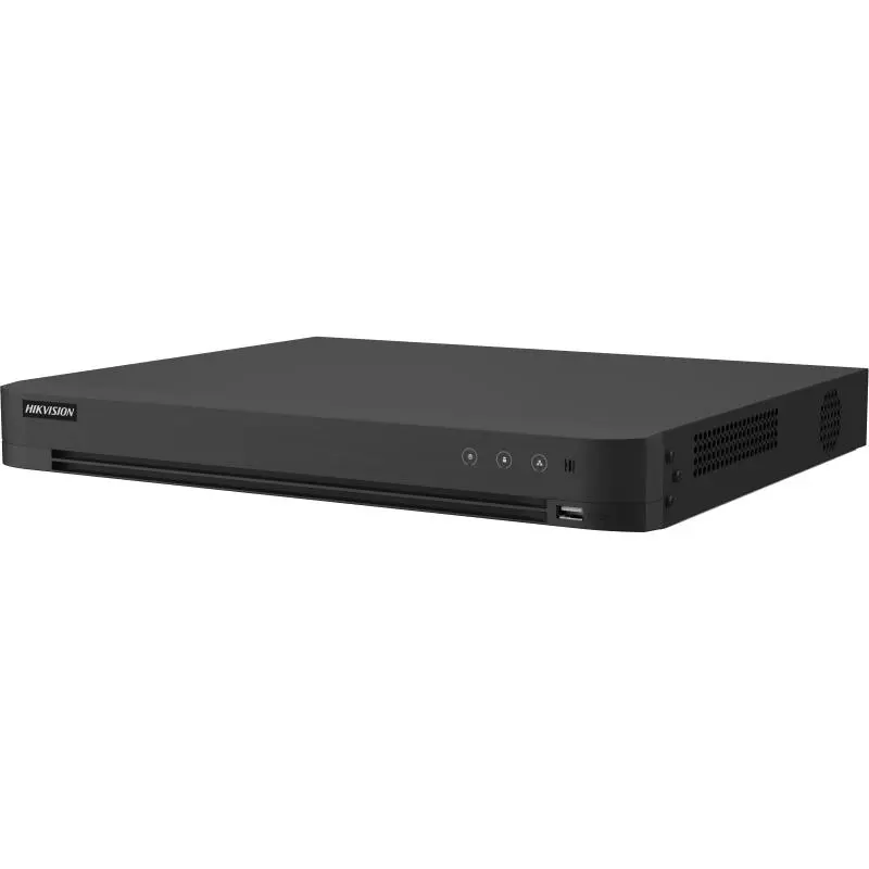 [HIK-IDS-7216HUHI-M2XT] DVR AcuSense de 16 canales, reconocimiento facial o protección perimetral, 4K/8MP a 8 fps; 3K/5MP a 12 fps, 2 Bahía de Disco Duro, Audio por Coaxitron.