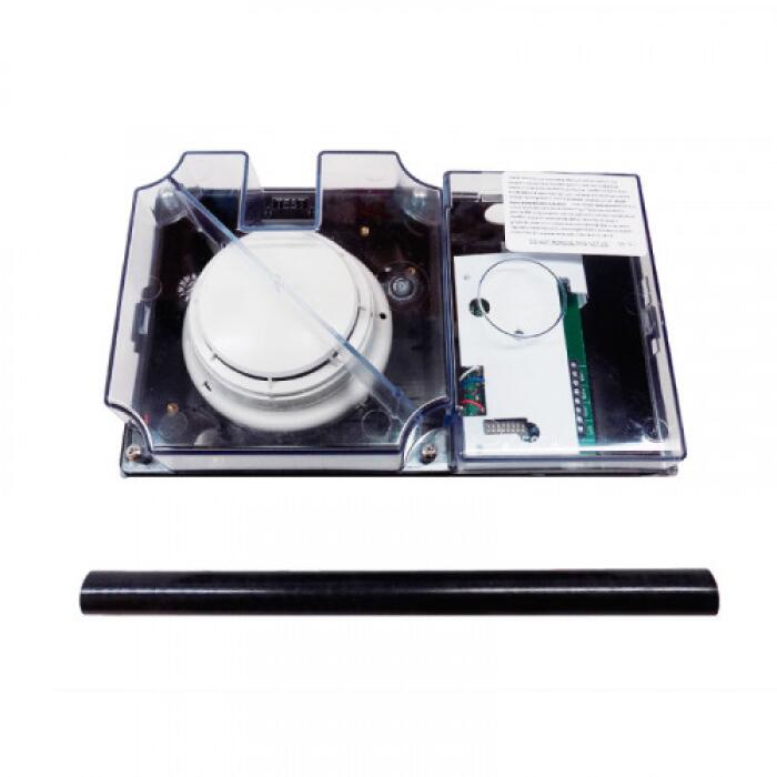 [SPL-4098-9755] Detector de humo fotoeléctrico direccionable para montaje en ducto con carcasa, Simplex.