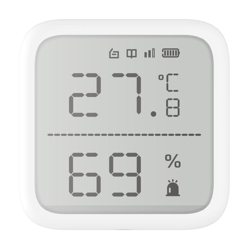 [HIK-DS-PDTPH-E-WB] Detector inalámbrico de temperatura y humedad con pantalla 2.7”